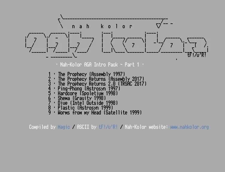 Nah-Kolor AGA Intro Pack Part 1 cover