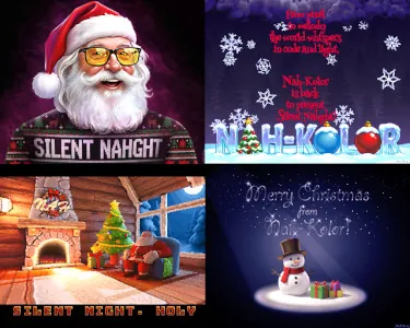Silent Nahght collage artwork